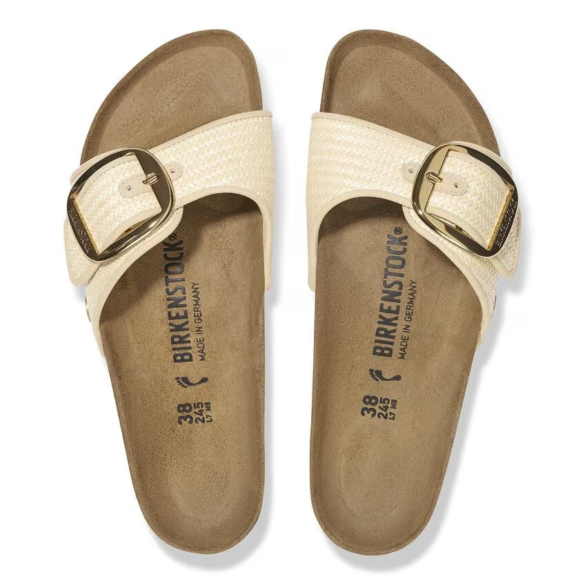 Madrid Big Buckle Raffia