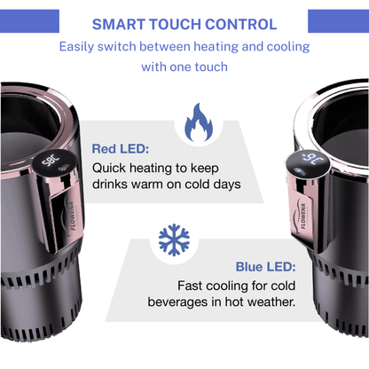 TECHHEA DUALTEMP TRAVEL CUP HOLDER & COOLER