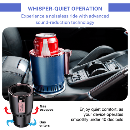 TECHHEA DUALTEMP TRAVEL CUP HOLDER & COOLER